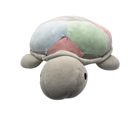 Miniso Plush Turtle Stuffed Animal Pastel Blue Pink Gray Baby Toy Cute W/Tag - Picture 6 of 12